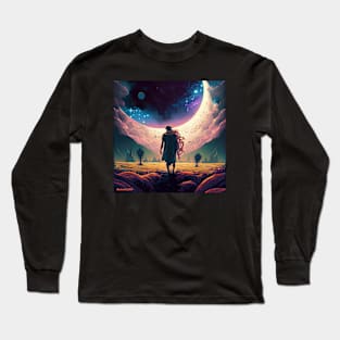 Traversing the Forlorn Fields of Celestial Eternity Long Sleeve T-Shirt